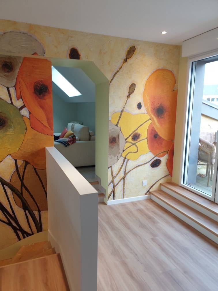 peinture fleurs 1